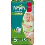 Подгузники-трусики для мальчиков, Pampers (Памперс) 12-18 кг 48 шт актив бой джуниор