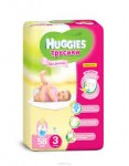 Подгузники-трусики для девочек, Huggies (Хаггис) 7-11 кг 19 шт