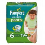 Подгузники-трусики для мальчиков, Pampers (Памперс) 16+ кг 19 шт актив бой экстра лардж