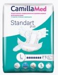 Подгузники для взрослых, CamillaMed (КамиллаМед) р. L 10 шт стандарт плюс