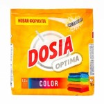 Порошок стиральный, Dosia (Дося) 1.2 кг Оптима колор для машинной и ручной стирки