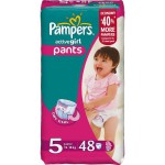 Подгузники-трусики для девочек, Pampers (Памперс) 12-18 кг 48 шт актив герл джуниор