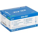 Катетер внутривенный периферический, KDM (КДМ) р. 26G 0.62ммх19 мм  50 шт KD-Fix mono КД-Фикс без дополнительного порта с крыльями фиолетовый