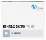 Венлафаксин, таблетки 75 мг 30 шт