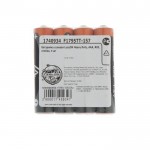 Батарейка солевая, LuazON (ЛуазОН) 4 шт F1795TT-157 1740934 Хеви дьюти ААА R03 спайка