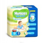 Подгузники-трусики для мальчиков, Huggies (Хаггис) 7-11 кг 19 шт