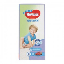 Подгузники-трусики для мальчиков, Huggies (Хаггис) 16-22 кг 44 шт